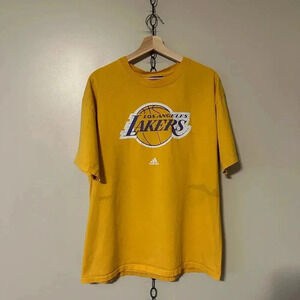 Adidas NBA  Los Angeles Lakers Logo T-shirt Size XL